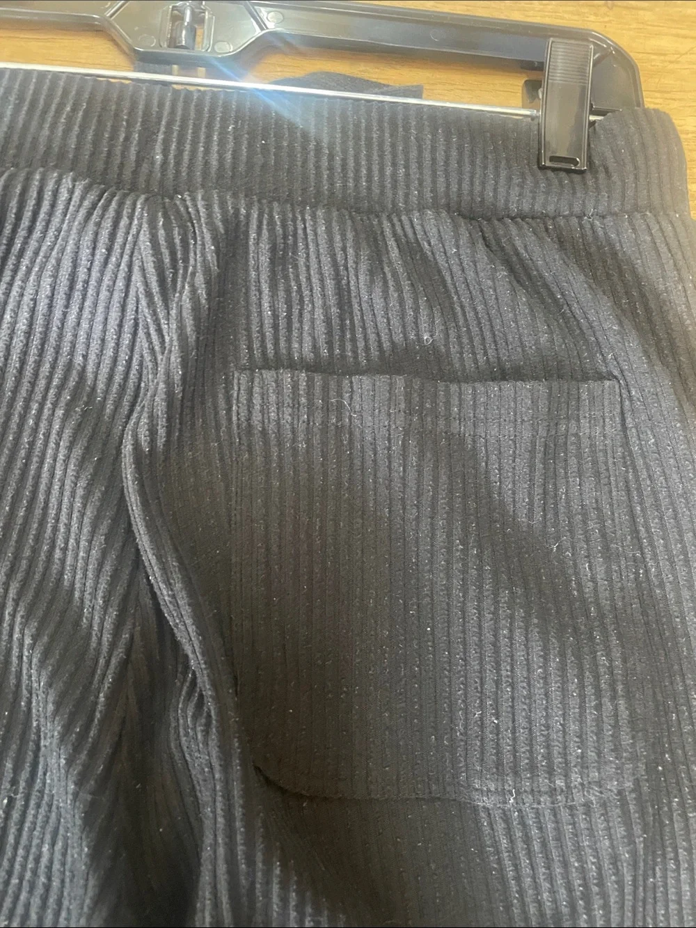 ALO Yoga Black Ribbed Jogger Sweatpants